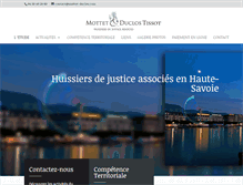 Tablet Screenshot of mottet-duclos.com